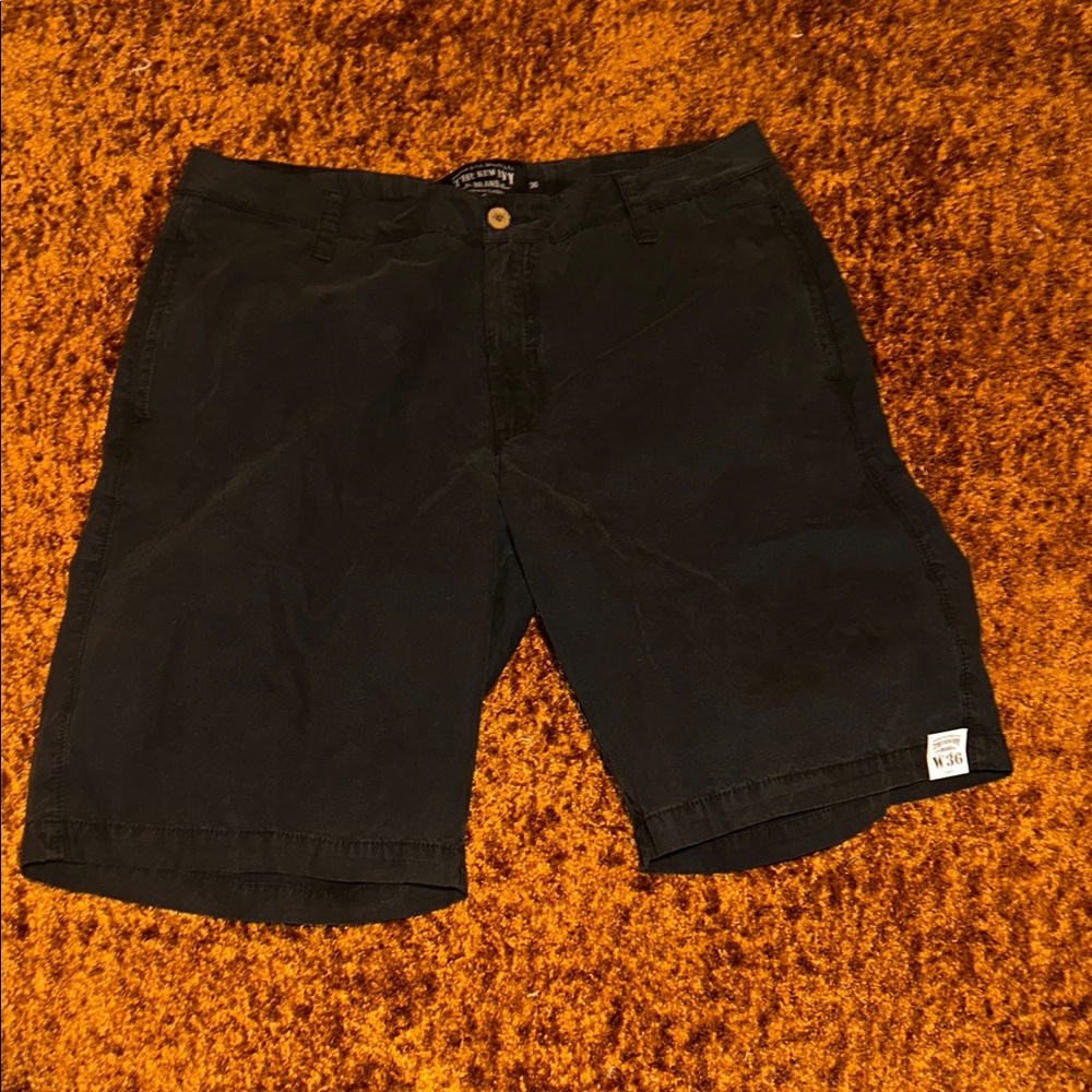 Stylish  blue Men's Flat Front Shorts